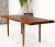 Mel Smilow Mel Smilow Slatted Solid Walnut Mid-Century Modern Bench on Tapered Dowel Legs For Sale - Image 4 of 12