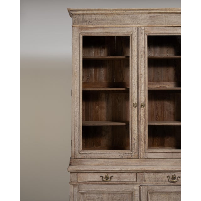 Mid 19th Century French Oak Vitrine, Antique, France, Mid 19th Century For Sale - Image 5 of 11