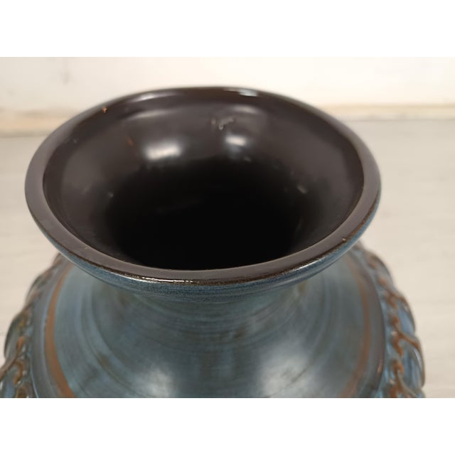 Ceramic Vintage Ceramic Vase from Jean De Lespinasse, 1950s For Sale - Image 7 of 13