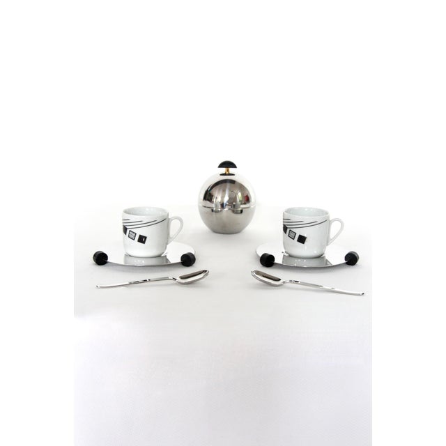 Tazzulelle are a unique Postmodern Coffee Set by Morinox, a company known for high-quality stainless steel 18/10...