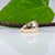 Wide Comfort Fit Estate Band Ring: Solid 14k Gold – Hammered Polished Band, Size 6 For Sale In Columbus - Image 6 of 9