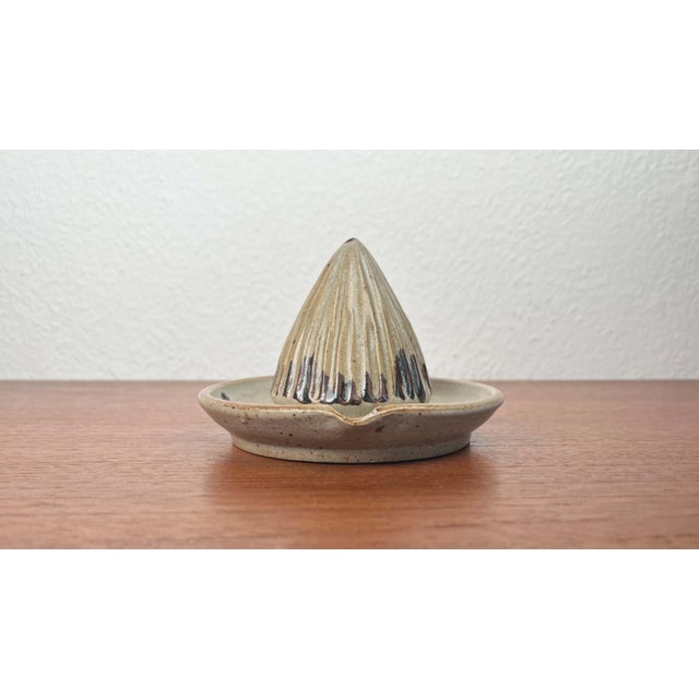 Mid-Century Modern German Studio Pottery Lemon Squeezer For Sale - Image 6 of 13