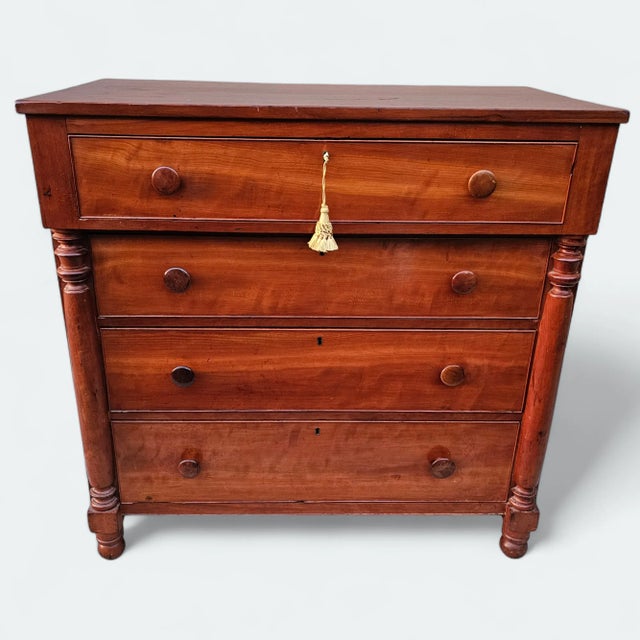 American Antique 19th Century American Chest of Drawers For Sale - Image 3 of 8