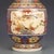 Art Deco Famille Rose Porcelain Vase With Gilt Handles & Floral Bird For Sale - Image 3 of 5