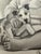 Illustration 1940s Original Signed Graphite Illustration of Child Holding Puppy, 10 × 8.5 In. For Sale - Image 3 of 6