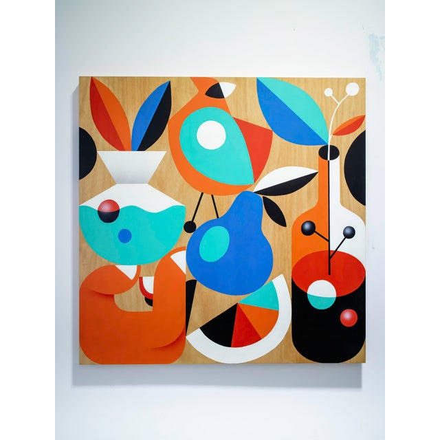 Rubén Sánchez, Mediterranean Sunset II, 2023, Acrylic Painting on Panel For Sale - Image 4 of 10
