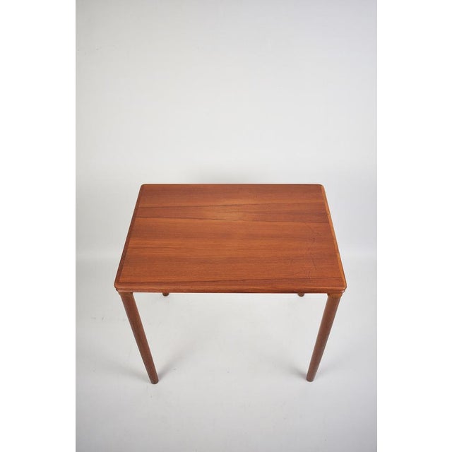 Vintage Side Table in Teak, 1950s For Sale - Image 10 of 13