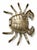 1980s Hollywood Regency Silver Plated Brass Crustacean Crab Ashtray, 1980s For Sale - Image 5 of 6