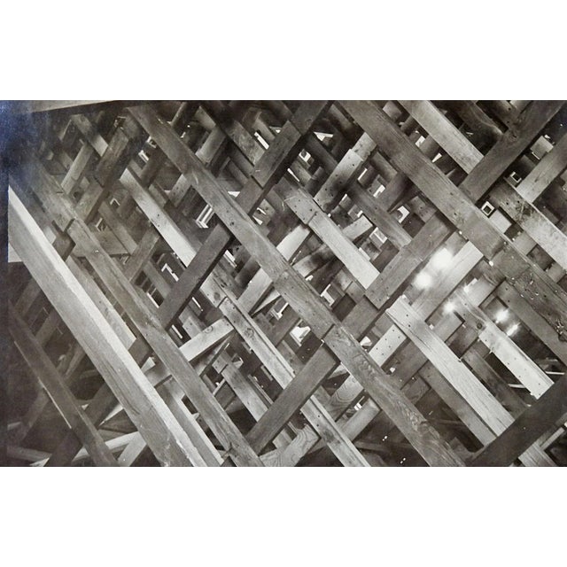 Mid-Century Modern Vintage Abstract Construction Photograph For Sale - Image 3 of 3