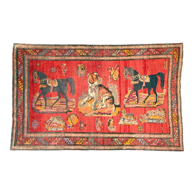 Galerie Shabab Collection Mid-20th Century Caucasian Karabagh Rug For Sale