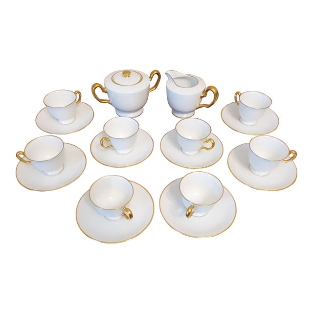 Japanese Okura Oac Espresso Tea Set Cups Sugar Creamer - 18 PCS For Sale