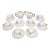 Japanese Okura Oac Espresso Tea Set Cups Sugar Creamer - 18 PCS For Sale