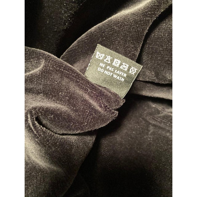 Chanel Black Canvas Raw Edge Tote Bag For Sale - Image 9 of 9