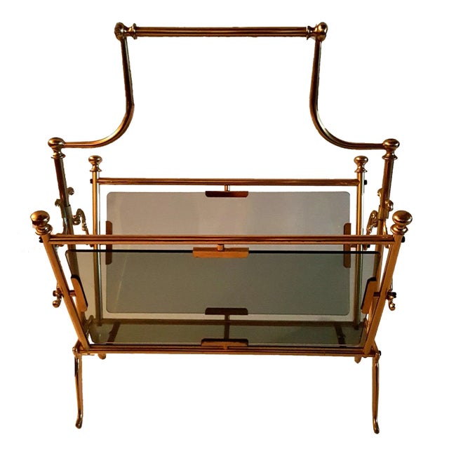 Vintage Maison Bagues Magazine Rack For Sale