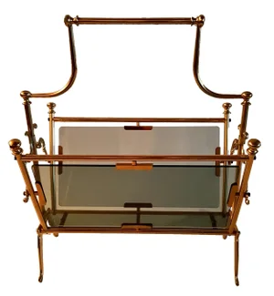 Vintage Maison Bagues Magazine Rack