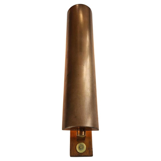 Art Deco Copper Wall Lamp, 1930s For Sale - Image 18 of 18