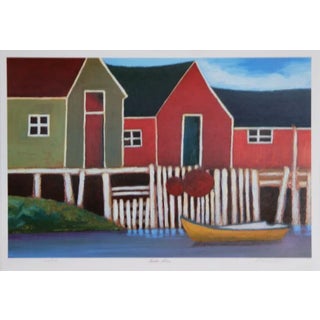 1990s "South Shore" Lithograph by Carol Ann Shelton For Sale