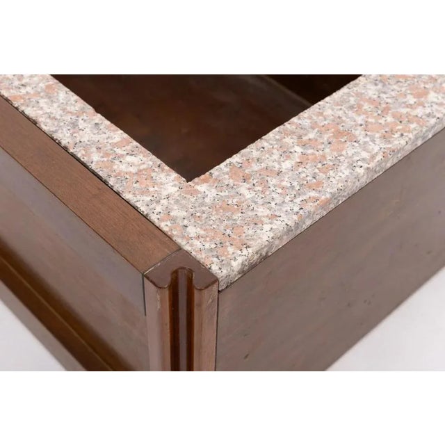 Wood Coffee Table by Angelo Mangiarotti for Molteni, Italy, 1960s For Sale - Image 7 of 8