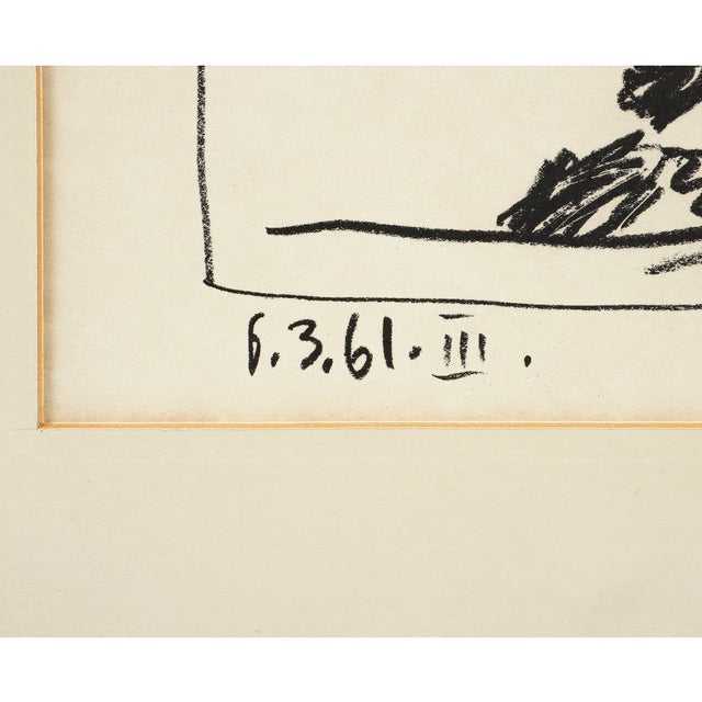 Pablo Picasso (Spanish, 1881–1973), Jeu de la Cape (“Pass with the Cape”), 1961. Lithograph dated “6.3.61, III” lower...