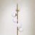 Opalina Brass Floor Lamp, 1970 For Sale - Image 4 of 7