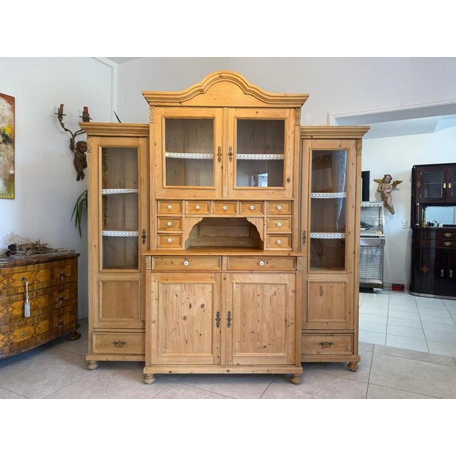 Gründerzeit Wood Kitchen Cupboard, 1960s For Sale - Image 8 of 16