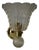 Murano Art Glass and Brass Wall Light, 2000s For Sale
