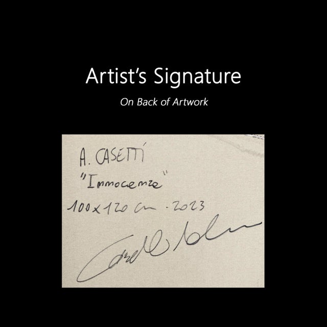 "Innocence" Original Artwork by Alessandro Casetti For Sale - Image 9 of 9