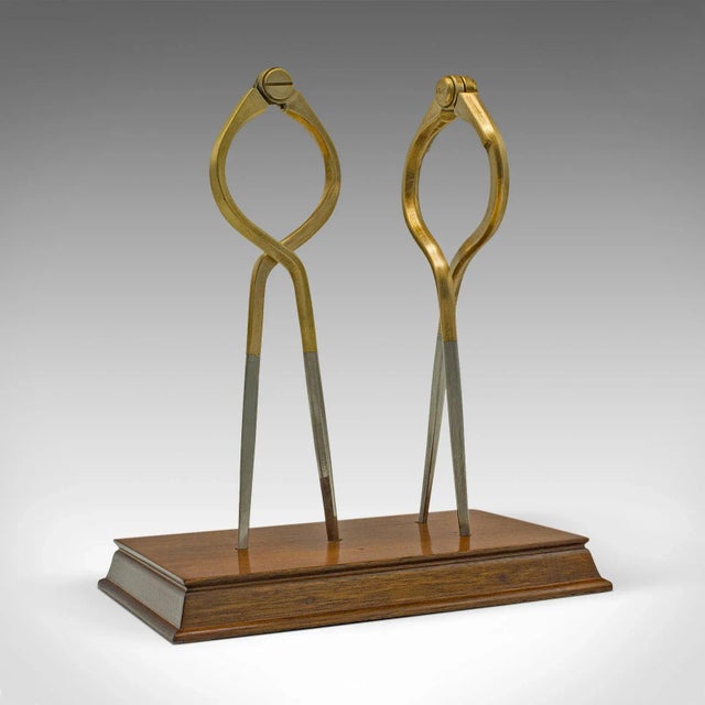 1970s Vintage Brass Captain's Dividers Display Ornament For Sale - Image 10 of 10