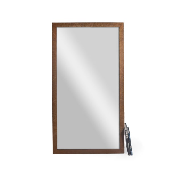 This mirror, designed by Brendan Bass features a unique brass tone finish and strie design. Designed by Brendan Bass for...