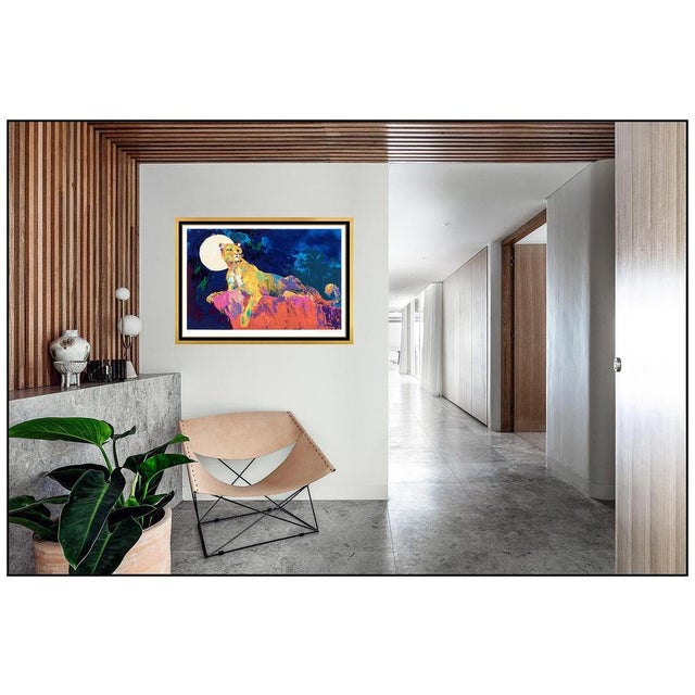 Message us to inquire about custom framing options! (Included for free with every purchase) The artwork here, "Cougar", is...