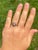 The Davis Drive: Art Deco Engagement Ring in White Gold For Sale - Image 10 of 11
