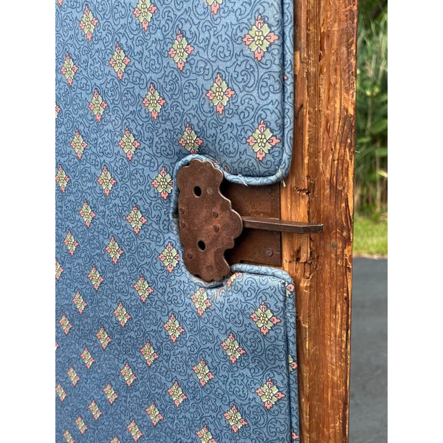 Antique European Painted Folk Armoire With Modular Shelving For Sale - Image 10 of 10