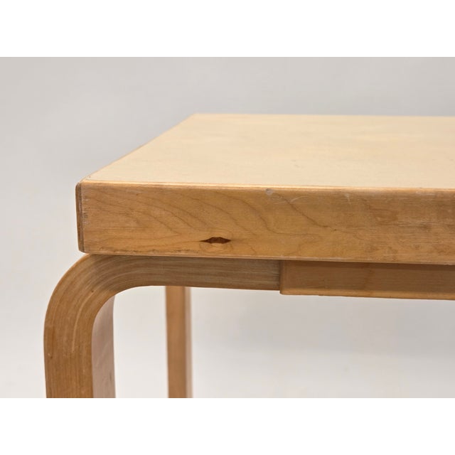 Vintage L-Legged Table by Alvar Aalto for Artek, 1960s For Sale - Image 6 of 15
