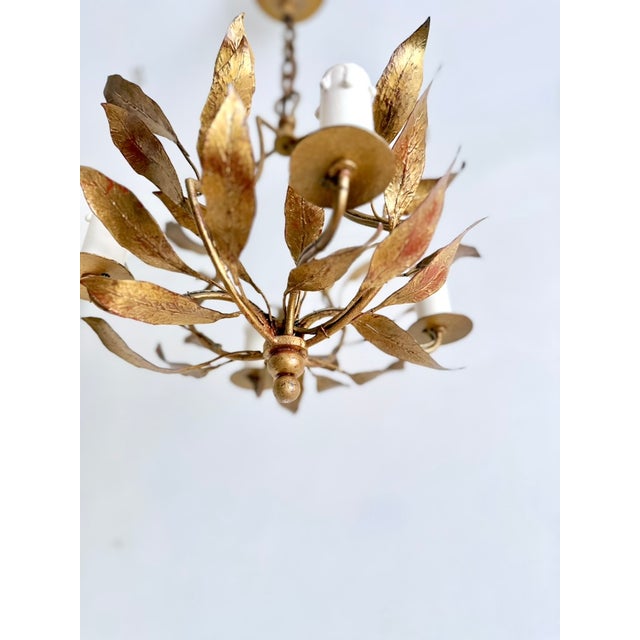 Vintage Hollywood Regency Pendant Light, 1960 For Sale - Image 4 of 18
