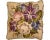 Vintage Floral Flower Needlepoint Decorative Accent Pillow with Velvet Back For Sale - Image 12 of 12