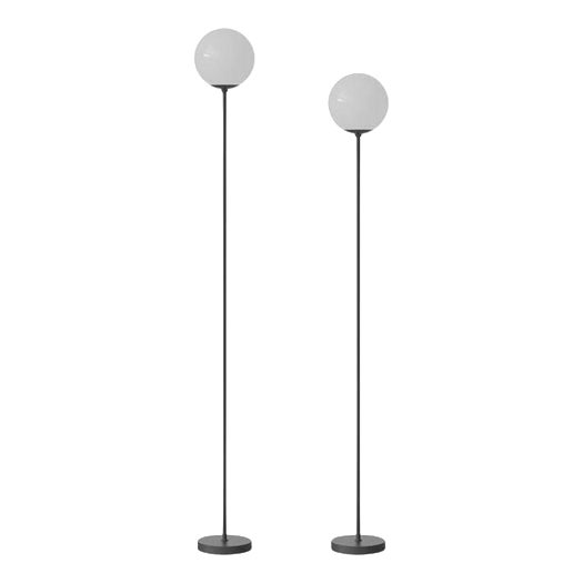 Model 1081 170-180cm Lamps with Black Mount by Gino Sarfatti for Astep, Set of 2 For Sale