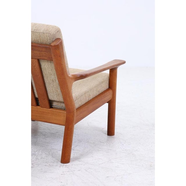 Wood Vintage Dnaish Teak Lounge Chair, 1960s For Sale - Image 7 of 15