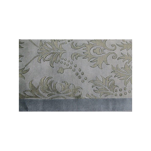 Textile Handwoven Transitional Tibetan Area Rug 6x9 For Sale - Image 7 of 12
