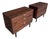 Pair of Jack Cartwright for Founders Rosewood Three Drawer Chests For Sale