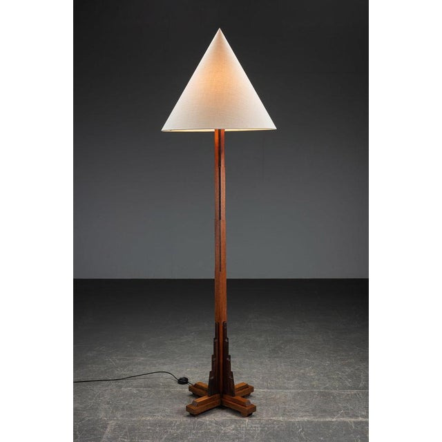 Amsterdam School Standing Lamp, 1930s For Sale - Image 12 of 12