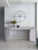 2010s Modern Greg Sheres Style Stainless Steel Console Table For Sale - Image 5 of 5