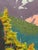 Impressionist Rocky Mountain Mist Impressionist Oil Painting For Sale - Image 3 of 4
