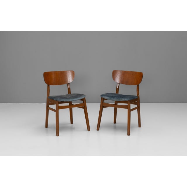 Mid-Century Modern Dining Chairs, 1960s, Set of 4 For Sale - Image 4 of 9