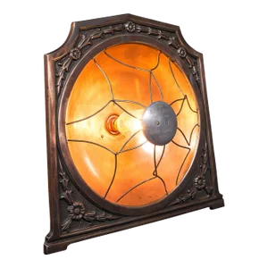 1930s Vintage Decorative Accent Lamp, English, Cast Alloy, Copper, Converted