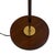 Vintage Space Age Floor Lamp in Brass with Teak Wooden Base from Temde Leuchten, 1960s For Sale - Image 4 of 9