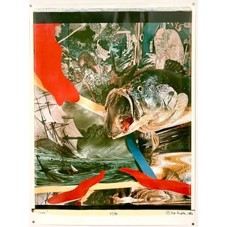 Robert Fichter, Large Format Polaroid Photograph Still Life Color Photo Dye Print Robert Fichter, 1980 For Sale