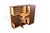 German Walnut "Desk in a Box" Home Office Cabinet, 1960s For Sale - Image 4 of 17