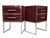 Italian Bedside Tables in Hand-Carved Wood and Steel from Justfurnituress SRL, Set of 2 For Sale - Image 10 of 11