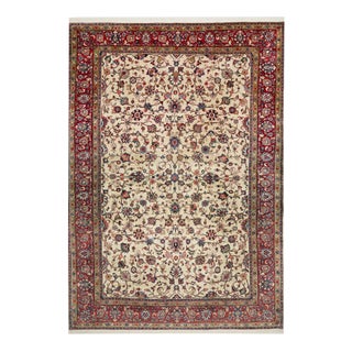 Middle Eastern Hand-Knotted Sarough Rug For Sale