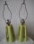 1960s Mid-Century Celadon Green Sculptural Ceramic Lamps - a Pair For Sale - Image 5 of 11